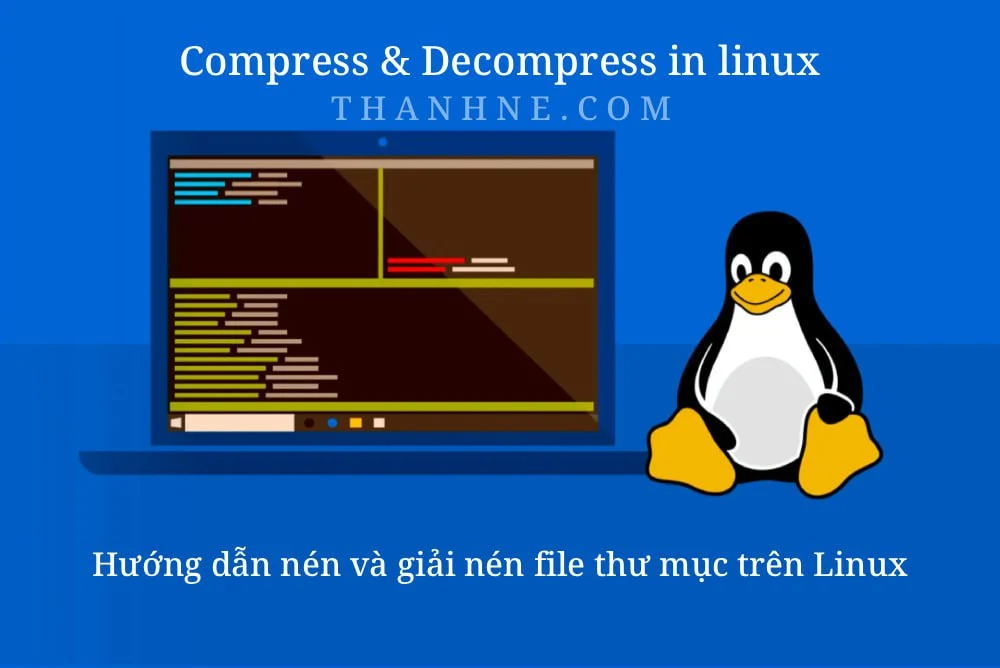 giải nén file trên linux