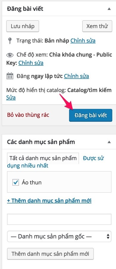 Đăng sản phẩm