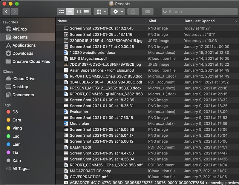 Mở Finder trên macOS